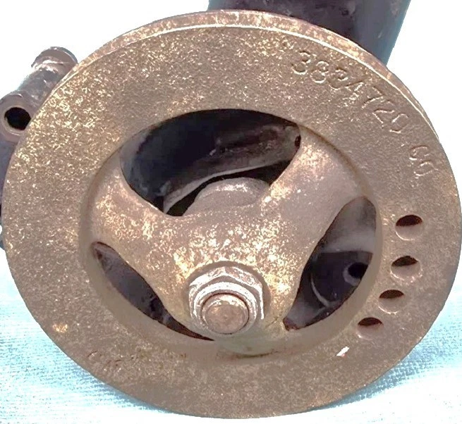 Corvette 1965-1972 hierro fundido PS 1 grv.  polea bomba #3834720 CO,/tuerca GM Original Foto 1 de 4