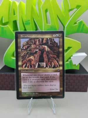 Magic the Gathering MTG Breathstealer's Crypt Visions LP (1) - Image 1 of 2