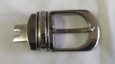 Vintage MONTBLANC Belt Buckle Silver Color Made In Italy - Image 1 of 4