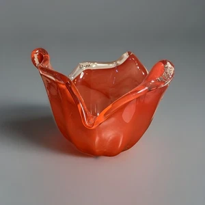Murano Art Glass Bowl Hand Made In Italy About 10” In Diameter - Picture 1 of 7