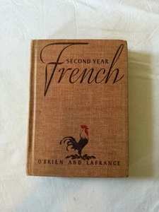 Französisch im zweiten Jahr von Ginn and Company, Vintage Hardcover Schulbuch 1940 - Bild 1 von 8