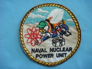 Patch US NAVY UNITÉ NUCLÉAIRE NAVAL - Photo 1/2