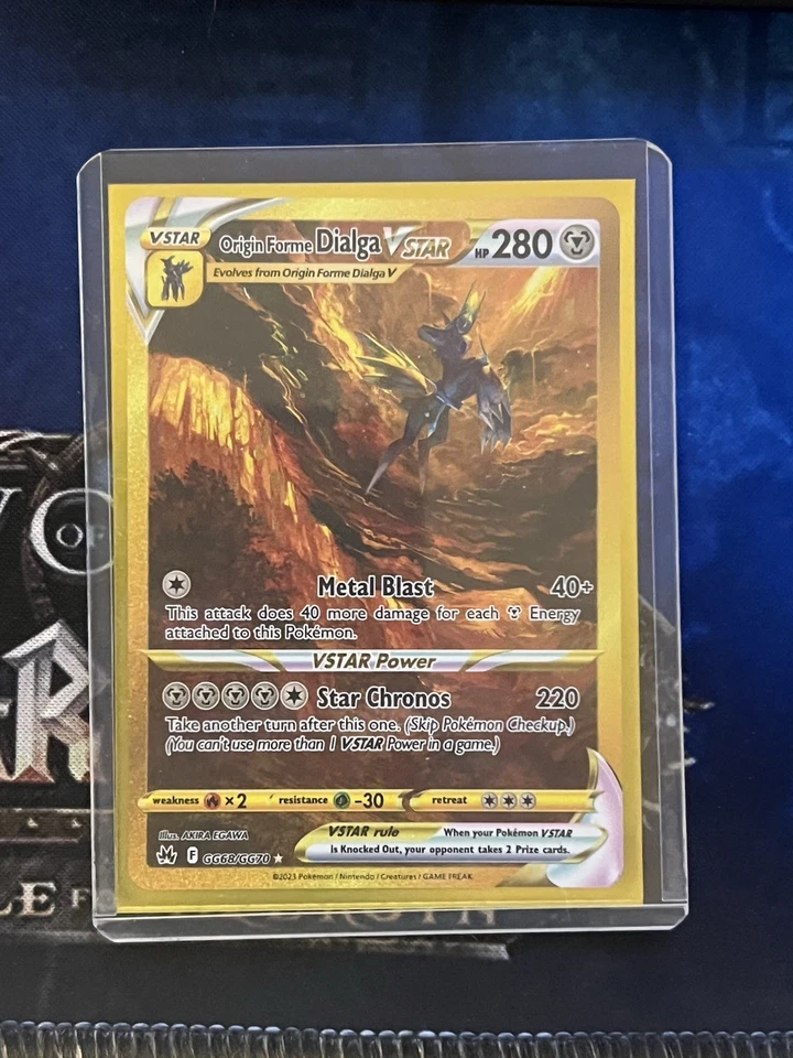 Origin Forme Dialga VSTAR (Secret) GG68/GG70 Crown Zenith: Galarian Gallery Holo - Image 1 of 1
