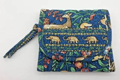 VINTAGE Vera Bradley Trifold Wallet ANIMAL KINGDOM Retired Pattern Quilted - Image 1 of 4