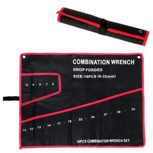 Wrench Roll Up Pouch Wrench Organizer Bag with Handle Wrench Organizer Tool H... - Picture 1 of 7
