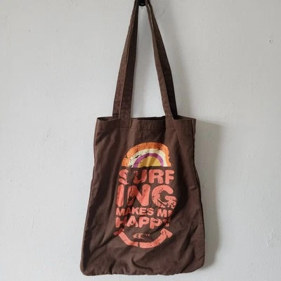 Bolso de Mano Y2K O'Neill Cartera Surf Me Hace Feliz 11" x 15" Foto 1 de 4