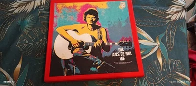 Johnny Hallyday  Coffret 4 LP - 10 Ans De Ma Vie 50 chansons - Photo 1/4