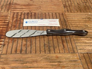 CUTCO 1768 SPATULA SPREADER KNIFE 5" BLADE DARK BROWN HANDLE - Picture 1 of 9