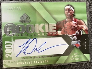 2007-08 SP Game Used - Jermareo Davidson - Rookie Exclusives Autographs - RE-DA - Bild 1 von 1
