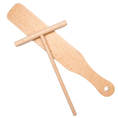 Crepes Set Crepes-Verteiler Crepes-Wender Crepeswender Buche Holz Crepe 1A Ware - Bild 1 von 4