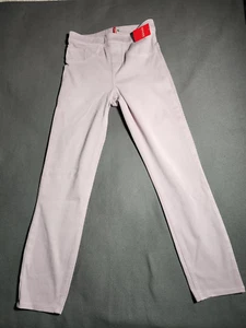 Spanx Leggings Womens XS Denim Lavender Gray Cropped Jeans Pull On NWT - Picture 1 of 18