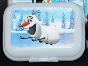 Tupperware Disney Frozen Olaf Hinged Oyster Storage Container -Rare - CUTE! New - Picture 1 of 2