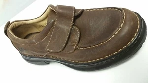 Born Brown Leather Loafers Comfort Shoes Slip-On Womens Size 4.5 / 37 M/W EUC - Picture 1 of 1