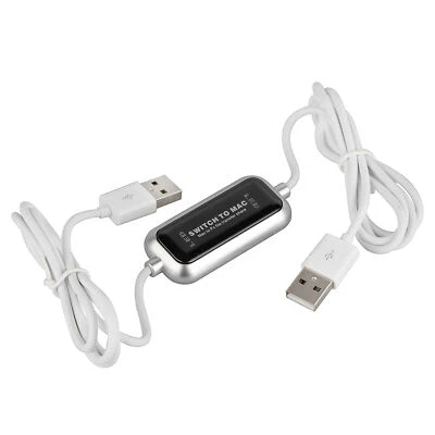 USB File Transfer Cable Windows Mac PC Laptop Data Direct Copy Share Wire Lead - Image 1 of 4