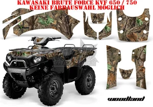 KIT GRÁFICO DE DECORACIÓN DE CARRERAS AMR ATV KAWASAKI KVF 650i/750i y KVF 750 WOODLAND B - Imagen 1 de 3