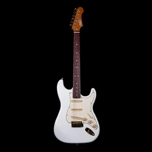 Jet Guitars JS-380 - Olympic White Gold - Picture 1 of 5