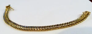Rare 14k Solid Imperial Gold 7" Bracelet 18.7grams Made in U.S.A. - Picture 1 of 9
