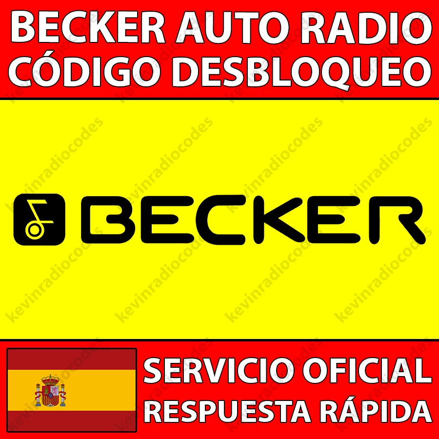 ✅BECKER RADIO CODIGO DESBLOQUEO BMW CHRYSLER FERRARI MERCEDES PORSCHE✅ - Imagen 1 de 3