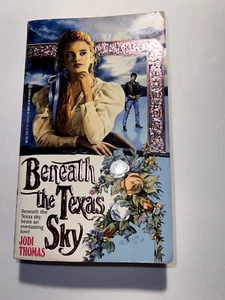 Beneath the Texas Sky BY Jodi Thomas  1st Print Vintage Romance Paperback 1988 - Picture 1 of 1