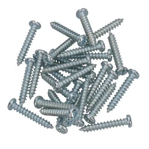 Tornillos autorroscantes PH2 Drive 4 mm (ancho) x 25 mm (largo) sujetadores - Imagen 1 de 22