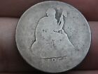 1853 O SILVER SEATED LIBERTY QUARTER  LOWBALL HEAVILY WORN PO1 CANDIDATE?