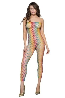 сексуальный музыка ноги без бретелек радуга бриллиант сетки крючком тела чулки - Изображение 1 из 2