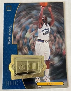 1998-99 SPx Finite Bryon Russell #180 "2000" RADIANCE #284/2025 Utah Jazz - Picture 1 of 2