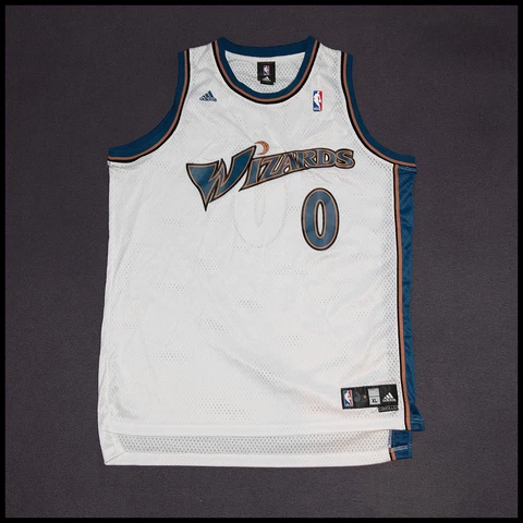 Washington Wizards Gilbert Arenas Basketball Swingman Jersey by Adidas - XL +2" Cover
