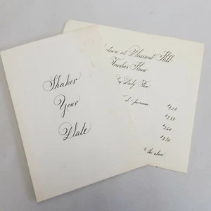 Restaurant Menu - Shaker Your Plate - Shakertown at Pleasant Hill Trustees House - Picture 1 of 7