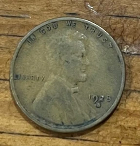 1928-S Lincoln Wheat Cent Penny large mint mark - Picture 1 of 4
