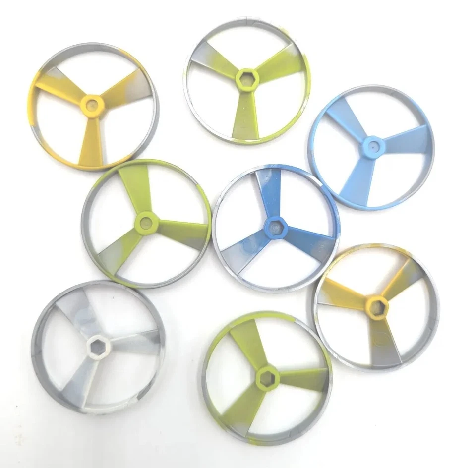 Lego Bionicle - 8748 - Rhotuka Spinners - Marbled Pearl Light Gray Ammo x8 - Image 1 of 1