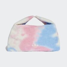 NEW Adidas Fleece Tie-Dye Cotton Candy Shoulder Zip Bag Blue/Pink, HK0141
