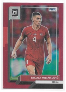 Nikola Milenkovic (Serbia) Optic Red /165 Panini Donruss FIFA 22-23 - Picture 1 of 2