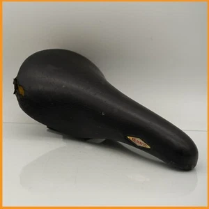 1990 SAN MARCO ROLLS LEATHER SADDLE SEAT VINTAGE ROAD BIKE BICYCLE CLASSIC OLD - Picture 1 of 11