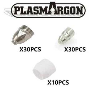 Máquina cortadora de plasma P80 doméstica 70 piezas antorcha consumibles puntas boquillas tazas - Imagen 1 de 6