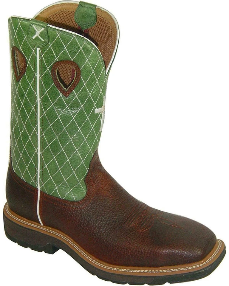 Men's Twisted X MLCS002 Steel Toe Wide Square Work Boots - Image 1 of 1