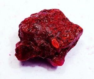 Piedras preciosas sueltas berilo rojo natural (bixbite) áspera 140,30 quilates certificado ~ regalo gratis - Imagen 1 de 6