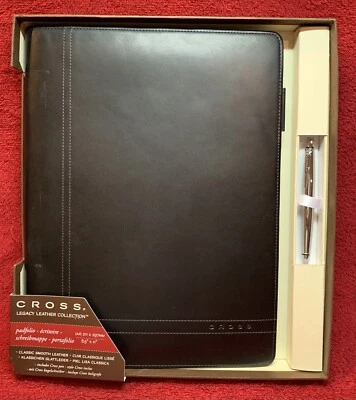 Cross Grande Padfolio/Portfolio Negro Nuevo En Caja Foto 1 de 4