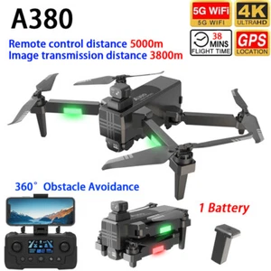A380 RC Drone GPS 5G WIFI 4K HD Camera 360° Obstacle Avoidance Smart Follow 5KM - Picture 1 of 21