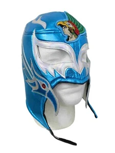 Máscara Disfraz Luchador Lucha Libre Pro Fit Mexicano 32 - Azul - Imagen 1 de 6