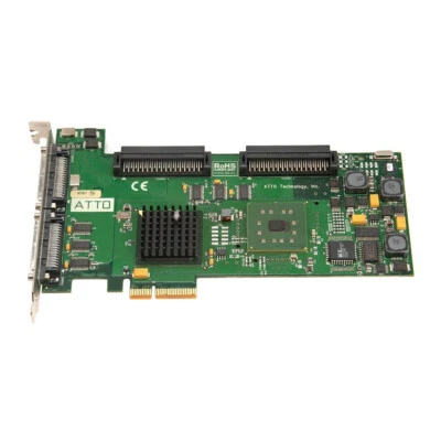 ATTO Technology Express PCI UL5D 2-Ch Ultra-320 SCSI Host Adapter PCI-Express - Image 1 of 2