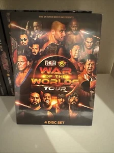 Official ROH Ring of Honor NJPW - War Of The Worlds 2019 Tour - 4 Event DVD Set - Picture 1 of 2
