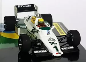 Minichamps 1/43 Scale Saudia Williams Ford FW08C 1983 Ayrton Senna Model F1 Car - Picture 1 of 6
