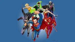 Superheroes wonder woman green lantern aquaman Stitched Gaming Mat Desk 19832 - Picture 1 of 1
