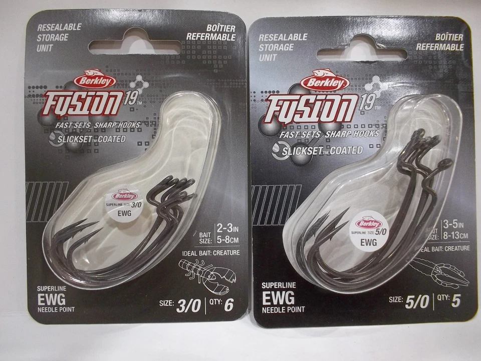 Anzuelos Berkley Fusion 19 Superline EWG punta de aguja ¡Elige tu talla! Foto 1 de 1