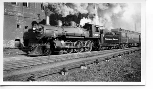 25D682 RP 1935 NORTHERN PACIFIC RAILROAD 4-6-0 LOCO #252 TACOMA WA - Picture 1 of 1