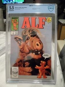 Alf #1 CBCS 5.5 Off-White Pages 1988 Dave Manak & Marie Severin NBC TV Non CGC - Picture 1 of 4