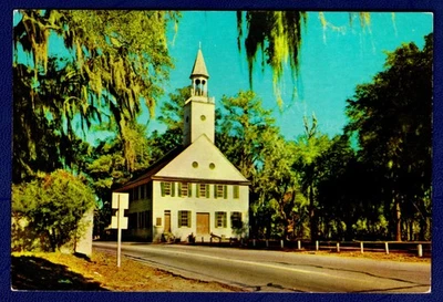 UNPOSTED POSTCARD, MIDWAY CONGREGATIONAL CHURCH, SAVANNAH, GEORGIA - Image 1 of 2