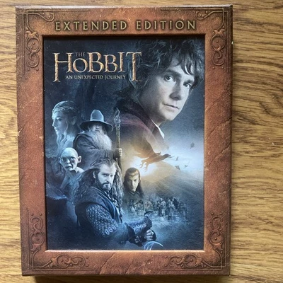 The Hobbit Movie & 2 Extras Extended edition Blu-ray 3 Disks GREAT CONDITION - Image 1 of 3