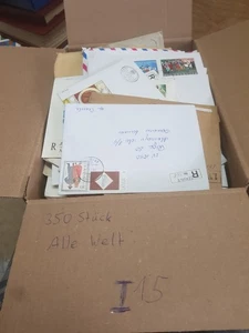 Fosa de recibos 350 FDCS cartas de primer día cartas recibos todo el mundo I15 - Imagen 1 de 6